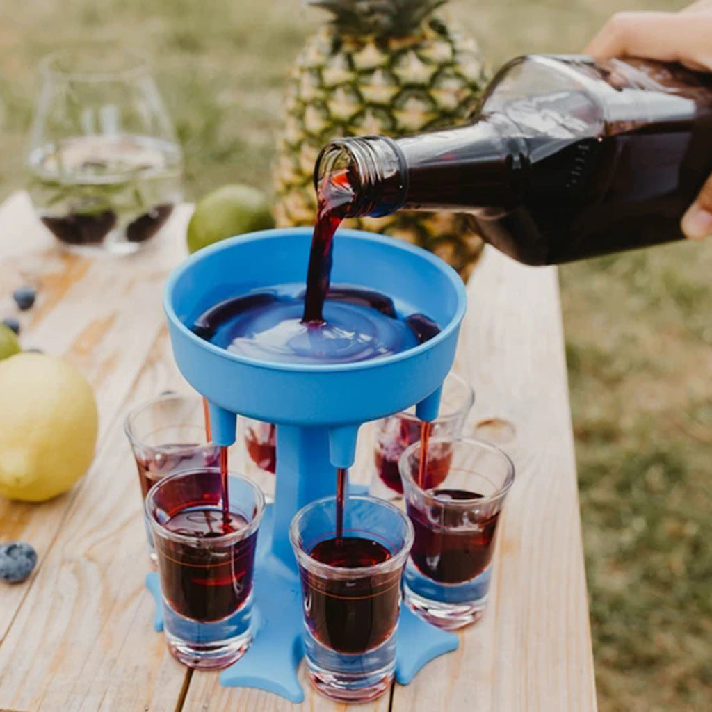 Wine Dispenser Wine Glass Funnel 6-port Wine Dispenser Beverage Dispenser