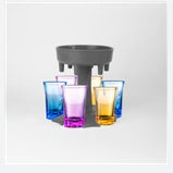 Wine Dispenser Wine Glass Funnel 6-port Wine Dispenser Beverage Dispenser