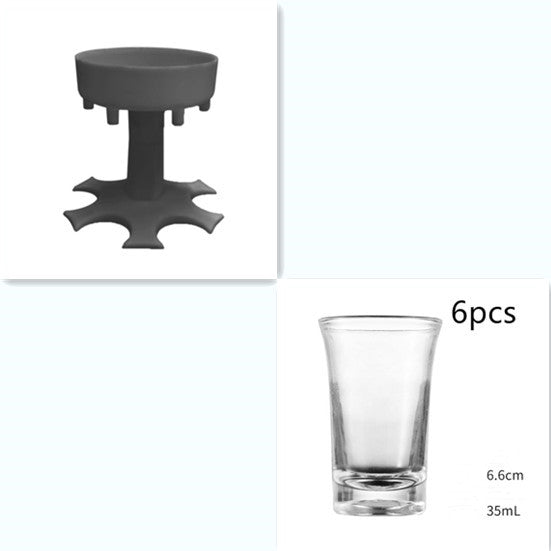 Wine Dispenser Wine Glass Funnel 6-port Wine Dispenser Beverage Dispenser